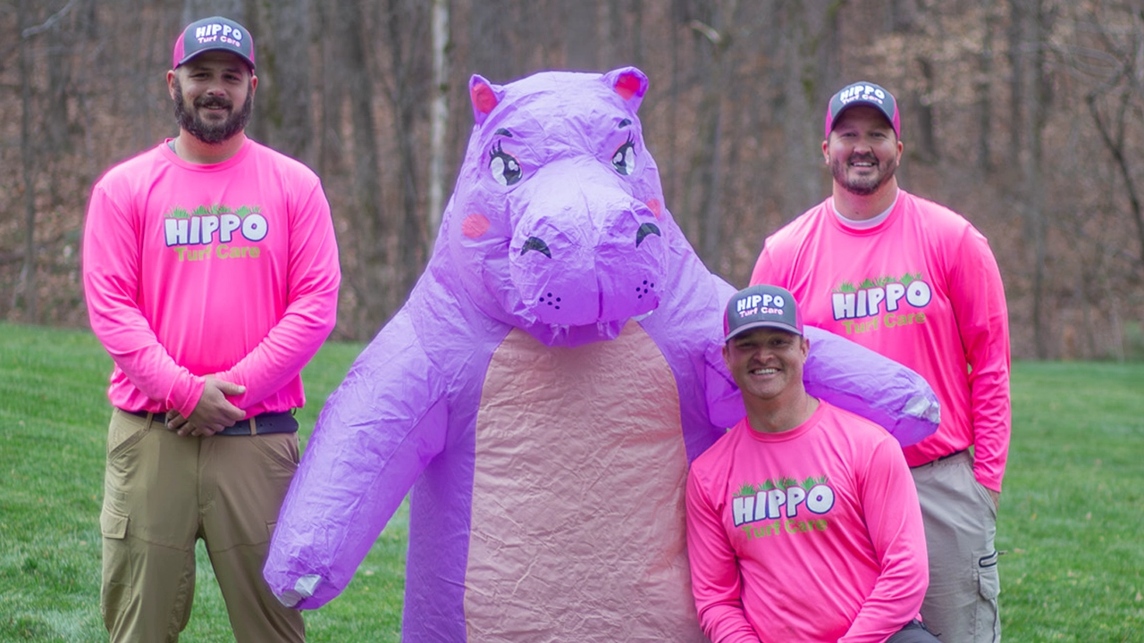 Hippo Turf Care team serving York County, South Charlotte, and Gaston County
